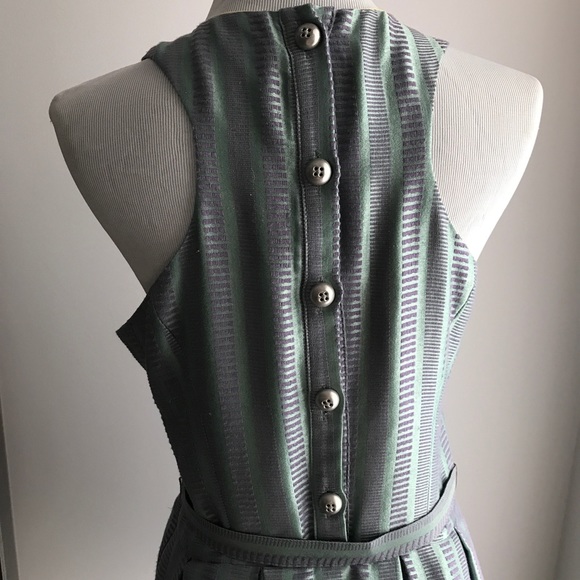 Hunter Dixon Silk Striped Dress - Picture 8 of 10